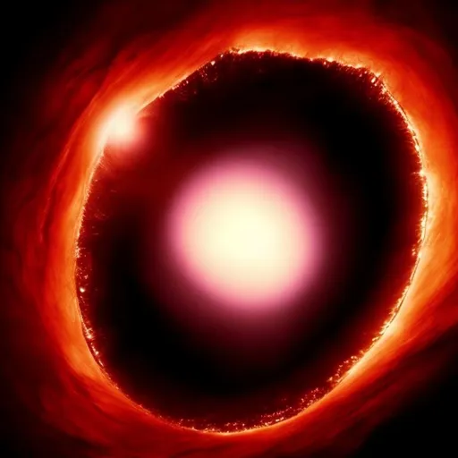 Prompt: blackhole. Resemble an eye
