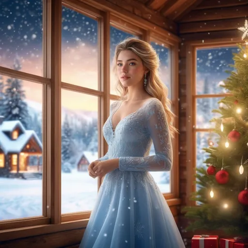 Prompt: Snowy Christmas

AI defined exquisitely beautiful, totally ultra realistic young adult Korean, gorgeously detailed facial features, sumptuous cleavage, perfect body proportions, ultra pale, ultra glamorous, perfect shading, impeccable contrast, HDR, UHD, high res, 64k