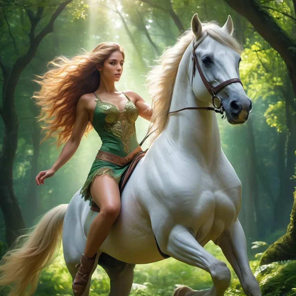 Prompt: Female Centaur