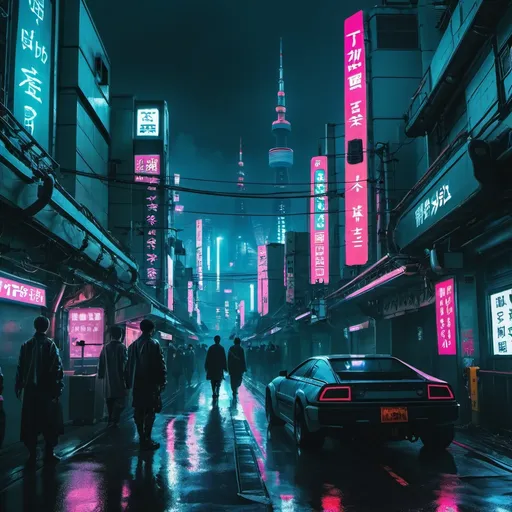 Prompt: cyberpunk tokyo