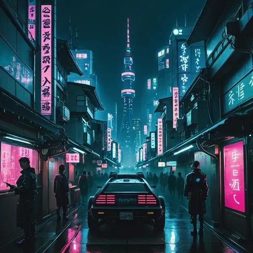 Prompt: cyberpunk tokyo