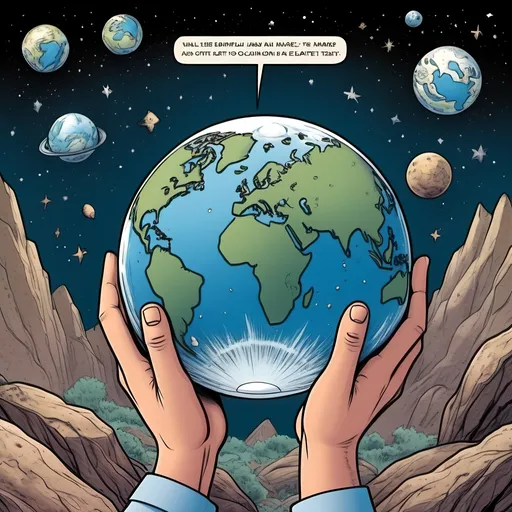 Prompt: Make a comic's book about how the beautiful and careful and delicate and nature love and want to make peace Jews, will take this planet earth to allow everybody to elevate and take places in other stars and colonized it for everyone

Ch1 full text 
🖖