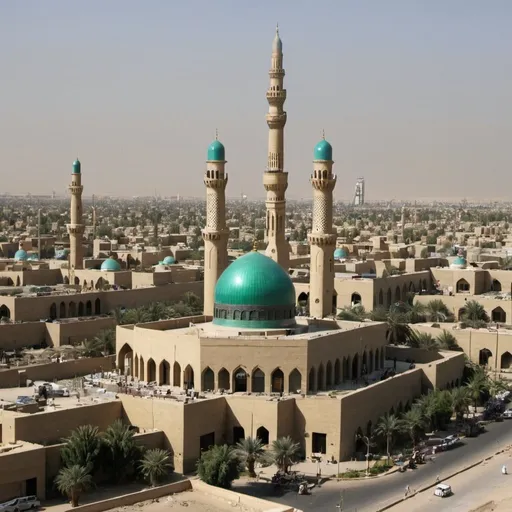Prompt: Islamic City of Baghdad
