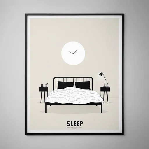 Prompt: Art about sleep in a minimalist way
make it a Poster