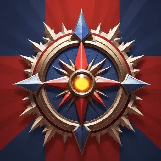 Prompt: (Facebook cover photo for the 'Maharlika' guild from Albion Online), prominent banner with a (radiant golden sun with eight rays at the center), red and blue background resembling the Philippine flag, smooth gradient background to enhance the banner, vibrant color palette, heroic and inspiring atmosphere, ultra-detailed, high-quality, photorealistic, epic composition, digital art masterpiece, dynamic and bold design, intricate details, sharp and crisp.