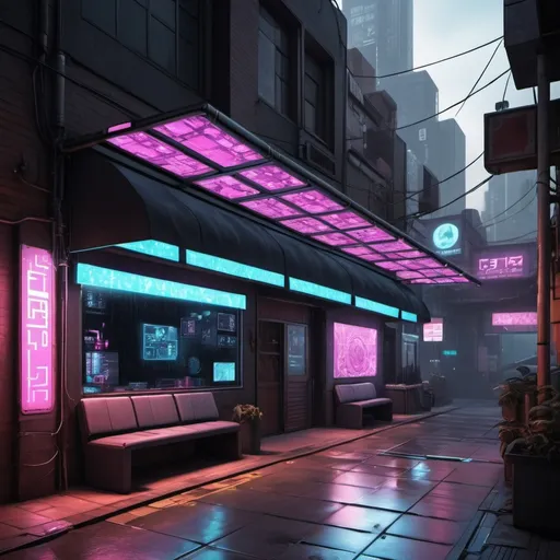 Prompt: cry a cyberpunk electronic cover awnings  leds corporotive tiles that opens cyberpunk electronics
tiles that opens cyberpunk electronics




