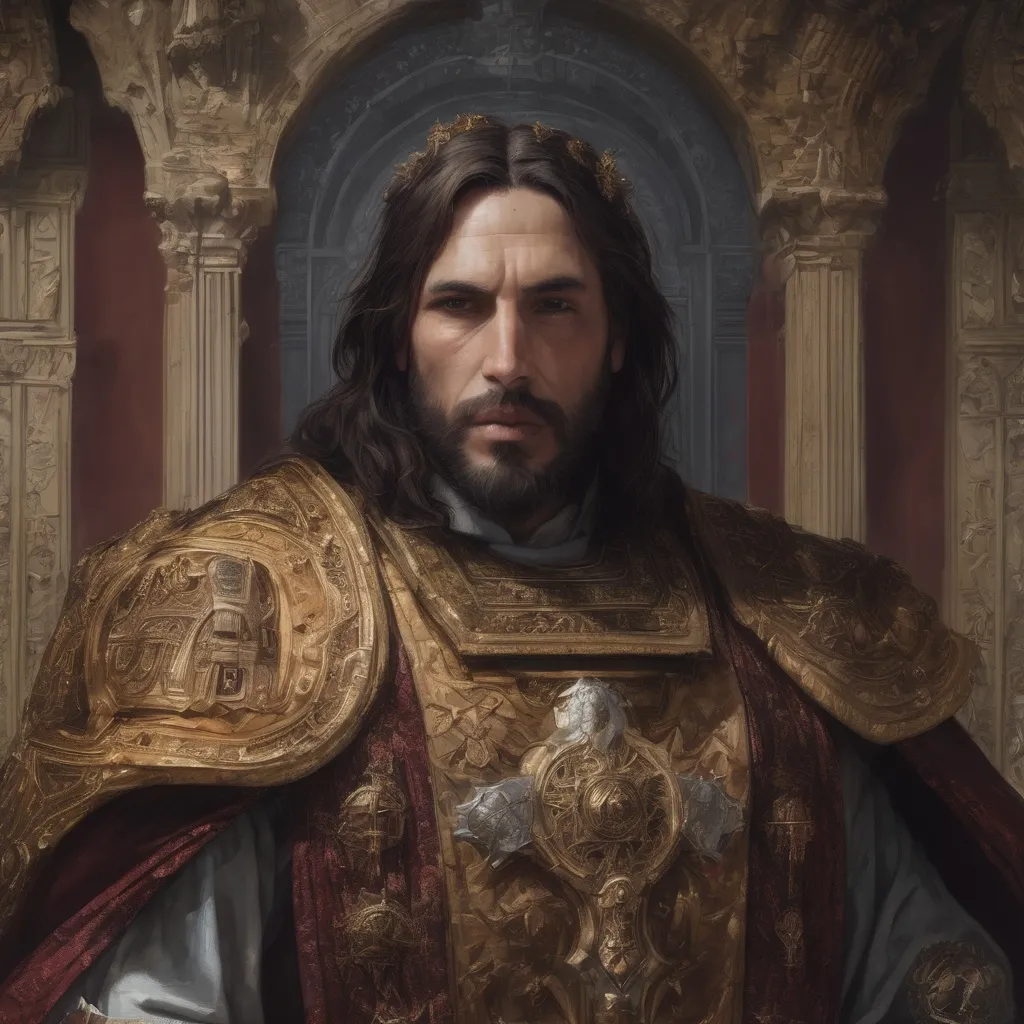 Prompt: A full body portrait of Jesus Christ as a warhammer 40k ministorum priest 