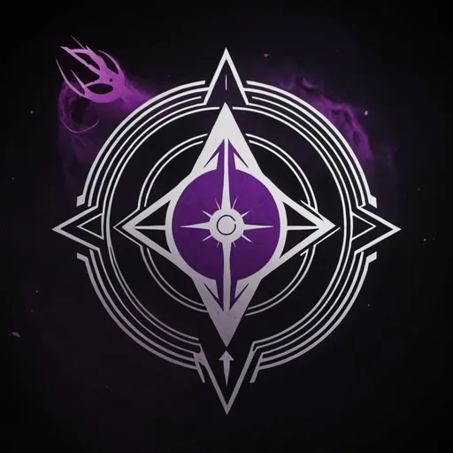 Prompt: Logo for the Black Dawn Coven in the Destiny 2 video game