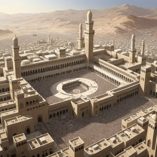 Prompt: Mecca in the year 725 AD