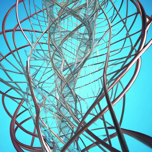 Prompt: God DNA helix
