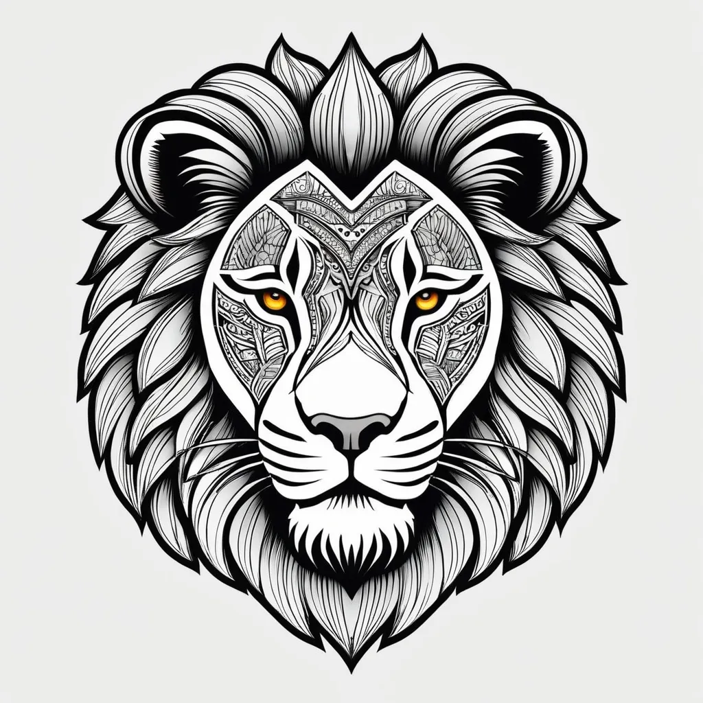 winged lion tattoo logo exclusive design inspiration Stock Vector | Adobe  Stock