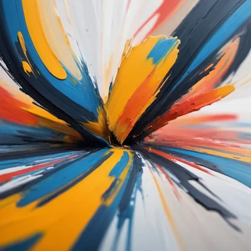 Prompt: abstract art with  confused brush stroke. details are blured 