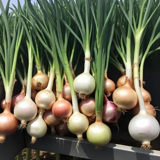 Prompt: Harvesting and Storing Hydroponically Grown Onions
