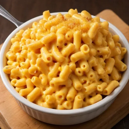 Prompt: Give me a picture of Mac and cheese