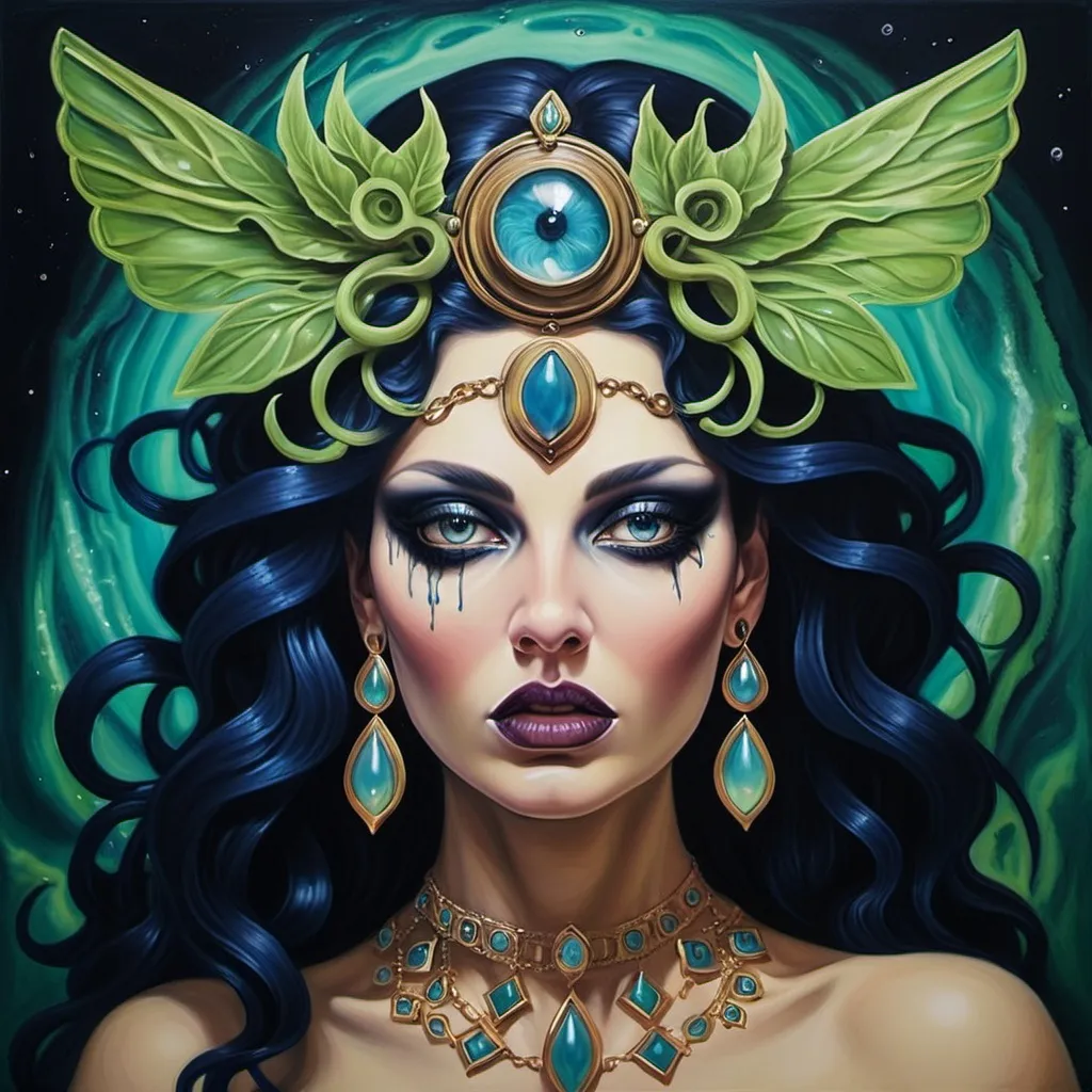 Prompt: Sedusa adornment tanya lorraine lane art