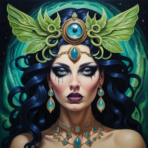 Prompt: Sedusa adornment tanya lorraine lane art