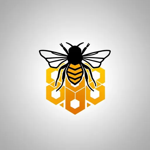 Prompt: A simple 
logo for a company named Cynergia using a honeycomb 