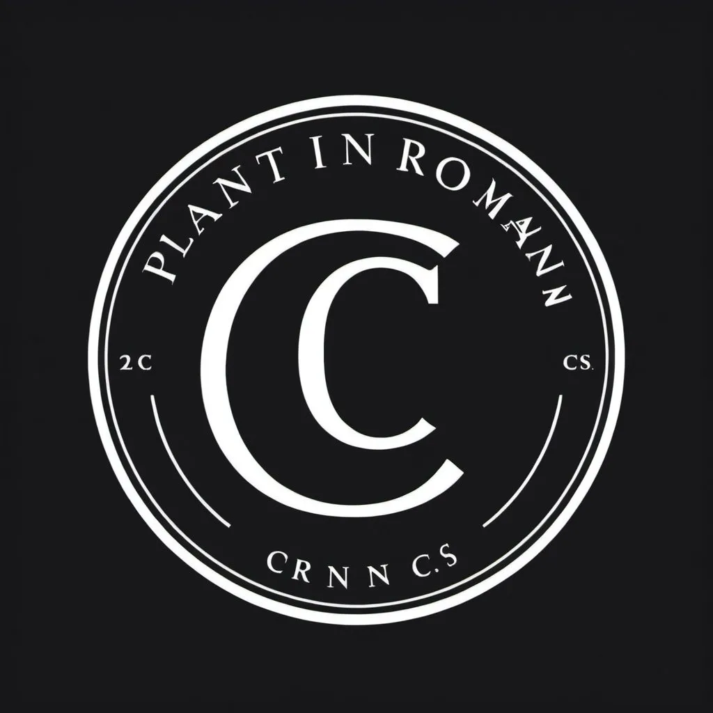 Prompt: Make a logo with 2 C's facing onde another. In the middle, between them add a LINE to separate de C's. Make the C with the Plantin Pro Roman font