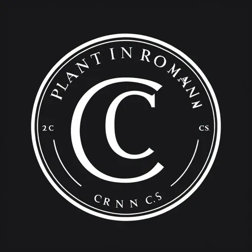 Prompt: Make a logo with 2 C's facing onde another. In the middle, between them add a LINE to separate de C's. Make the C with the Plantin Pro Roman font