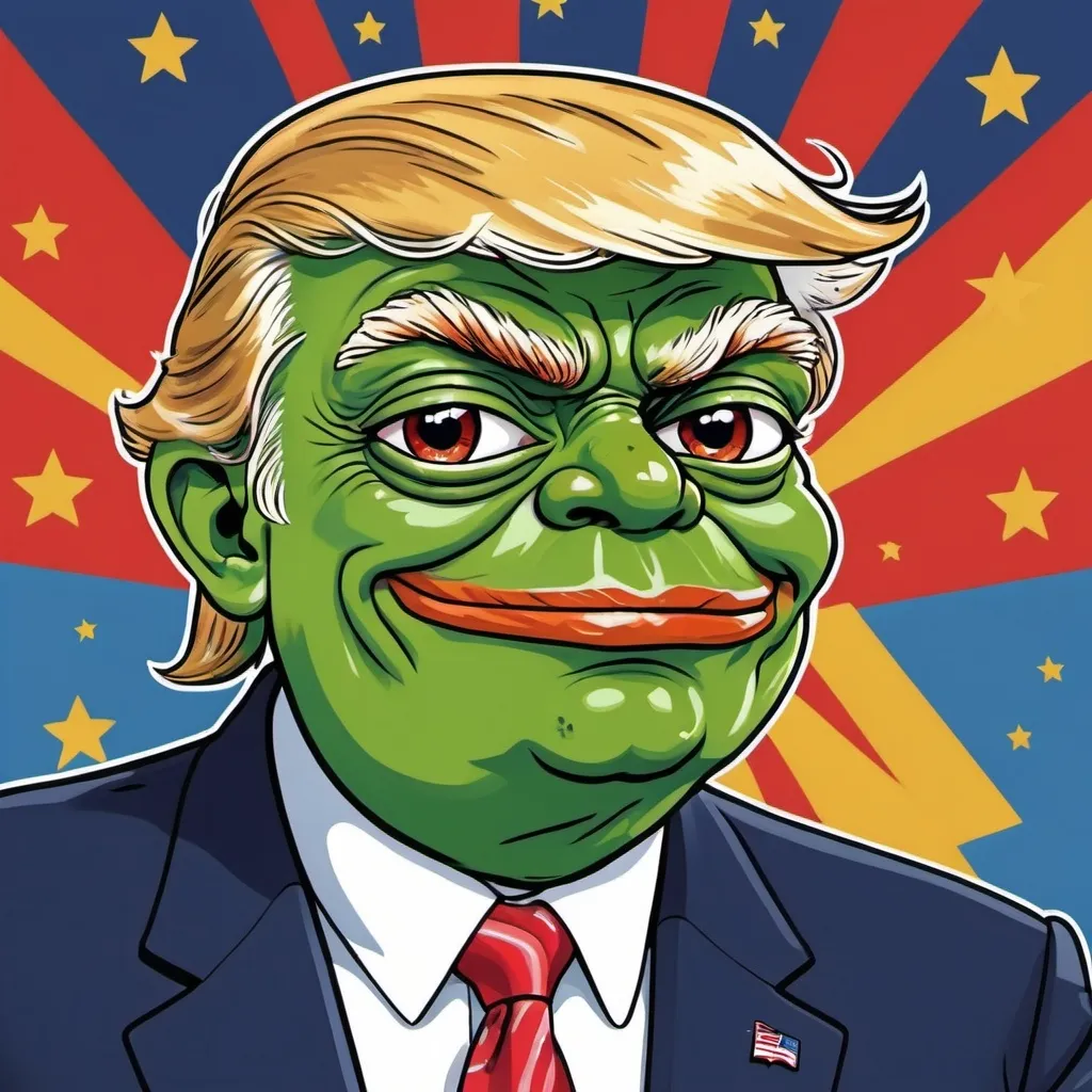 Prompt: pepe meme 2024 TRUMP