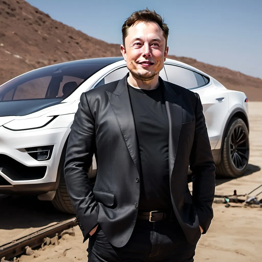 Prompt: Elon Musk, Martion Mecanicus