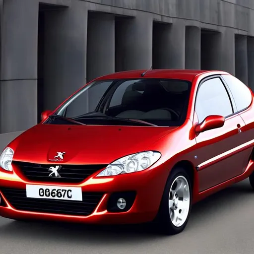 Prompt: 
Peugeot 206 in the future
