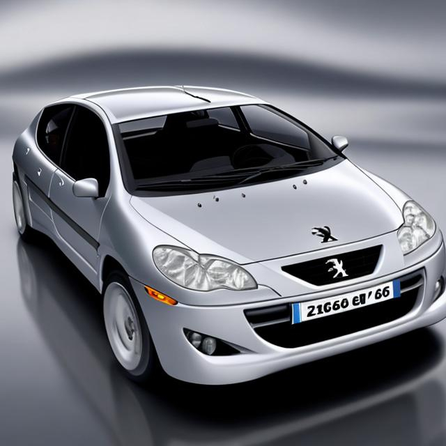 Prompt: Peugeot 206 in the future