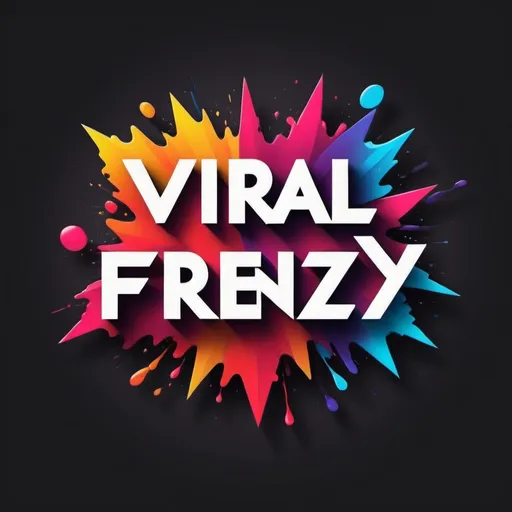 Prompt: YouTube channel named viral frenzy profile picture