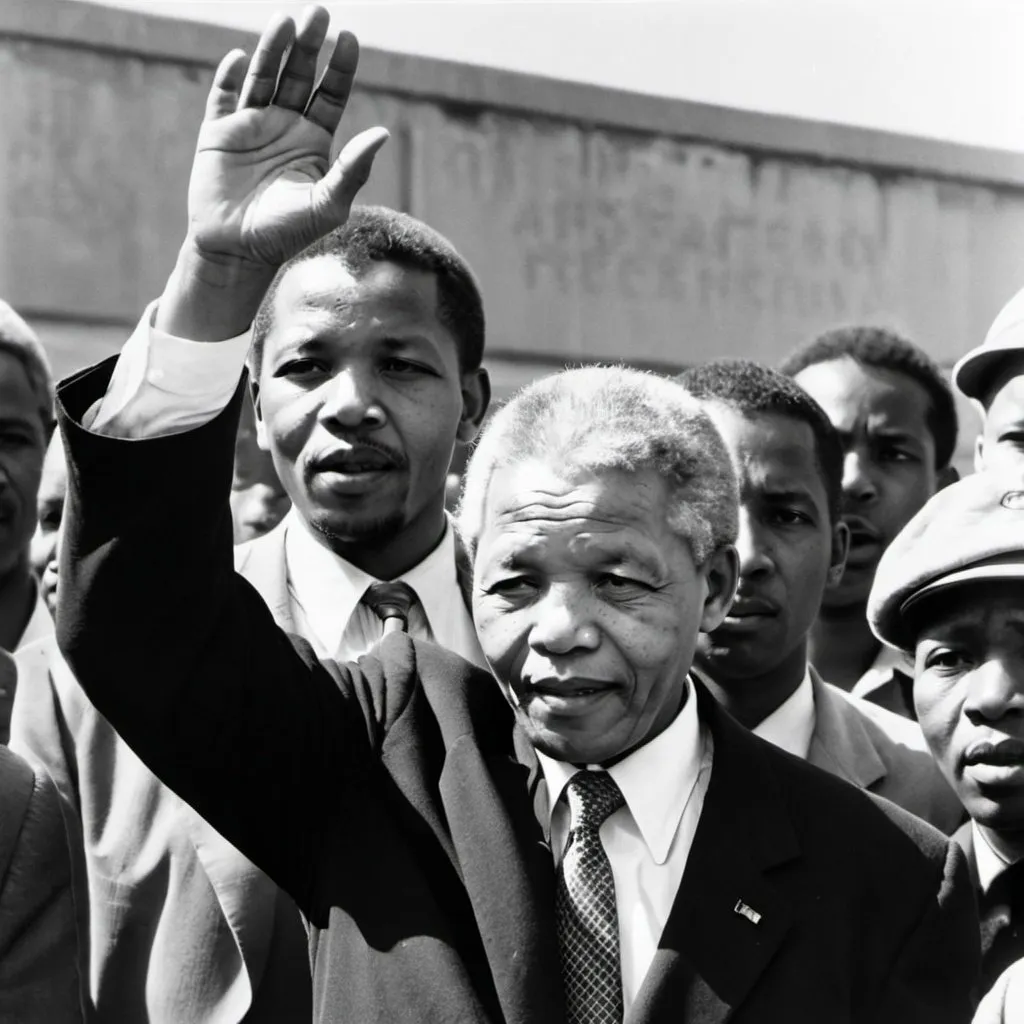 Prompt: The end of Apartheid in South Africa in 1994 marked a historic victory against racial segregation. Nelson Mandela's release from prison and his election as the first black president symbolized justice and reconciliation.