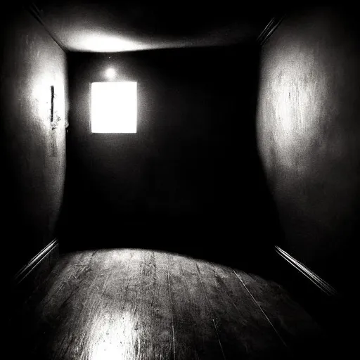 Prompt: A picture taken of the Mimic from Vita Carnis taken inside of the dark corner of a home.