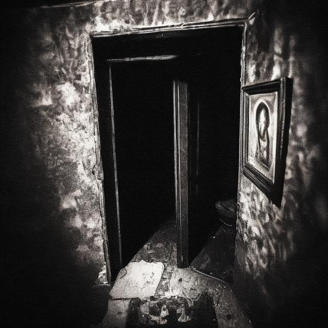 Prompt: A picture taken of the Mimic from Vita Carnis taken inside of the dark corner of a home.