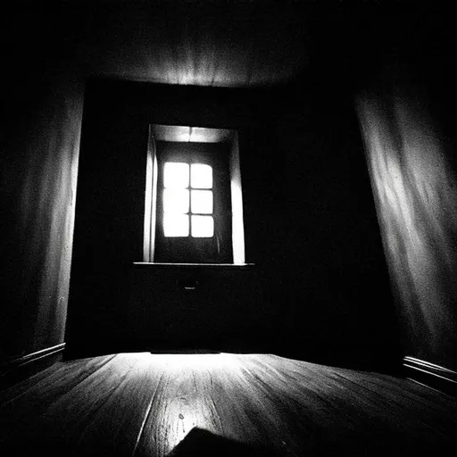 Prompt: A picture taken of the Mimic from Vita Carnis taken inside of the dark corner of a home.