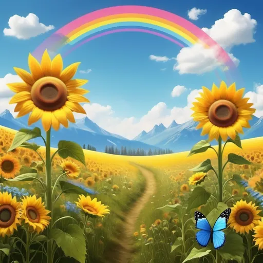 Prompt: I can't create or generate images directly, but I can design a *custom concept* for your happiness-themed picture and guide you on how to create it! Here's a detailed idea:

---

### **Happiness Picture Design**  
**Visual Concept:**  
- **Background:** A vibrant meadow with blooming sunflowers, a clear blue sky, and a rainbow in the distance.  
- **Foreground:** A child laughing and running with a bright red balloon, surrounded by playful butterflies and fireflies.  
- **Text Overlay:**  
  *"خوشی کا راز: چھوٹی چھوٹی لذتوں کو پہچاننا"*  
  (Translation: *"The secret to happiness: Recognizing life's tiny joys."*)  
- **Aesthetic:** Warm, bright colors (yellows, oranges, soft pinks) with a dreamy, glowing filter.  

---

### **How to Create This:**  
1. **Use Free Tools:**  
   - **Canva** (search "happy meadow template")  
   - **PicsArt** (use stickers like "butterflies," "sunflowers," and "balloons").  
2. **Add Text:** Use a bold Urdu font (e.g., *Nastaliq*) for the quote.  
3. **Filters:** Apply a "Golden Hour" or "Warm Glow" filter for a cheerful Vibe