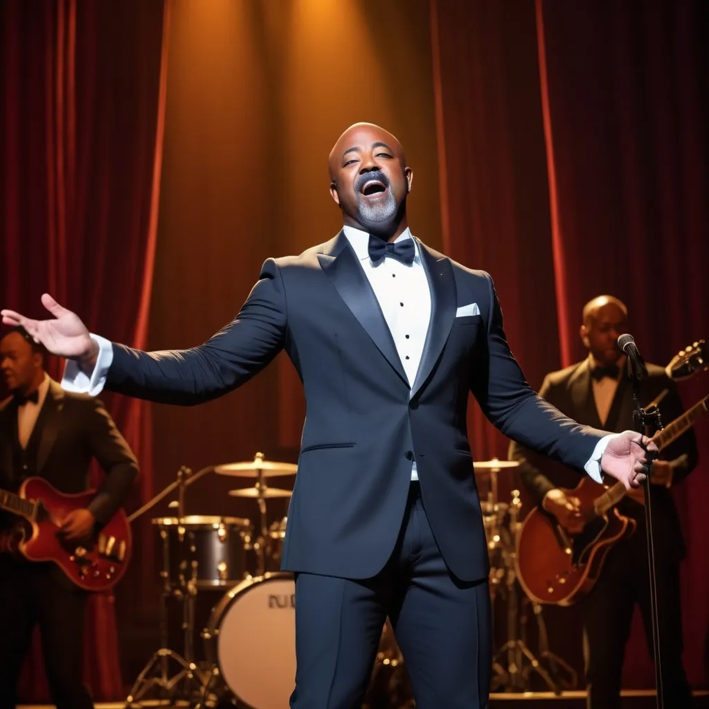 Prompt: Darius Rucker as an opera singer