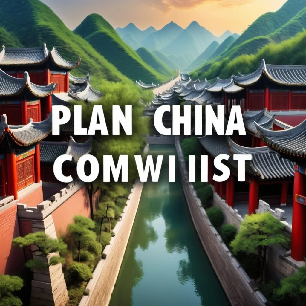 Prompt: Create me an advertisement with a nice background of china scenery with words saying Plan your visit today for a china commerical