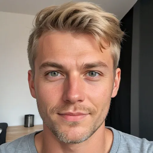 Prompt: a picture of a handsome danish guy for dating apps
