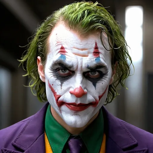 Prompt: Make a hyper realistic profile picture of the joker from dc comics
