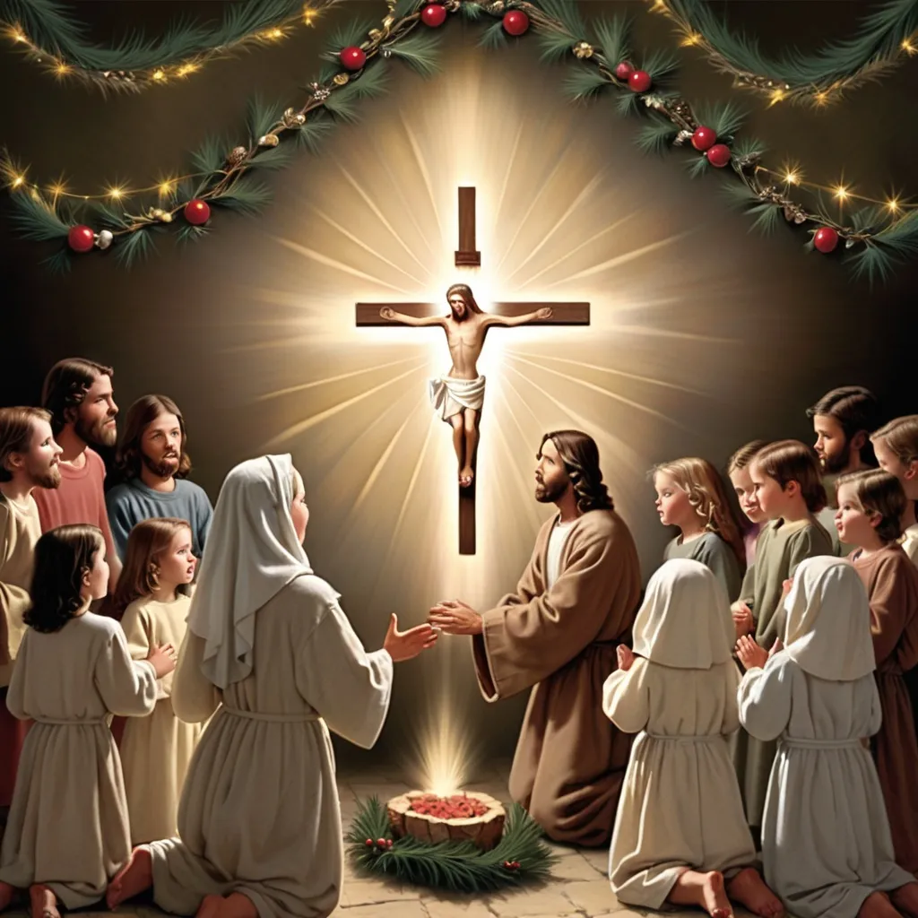 Prompt: Jesus is the reason for the season