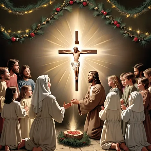 Prompt: Jesus is the reason for the season