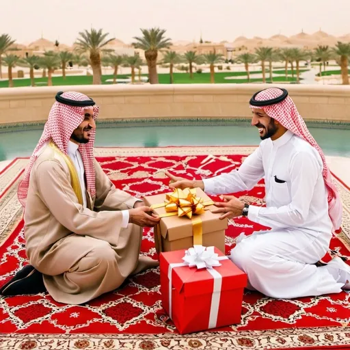 Prompt: Saudi culture of gift giving