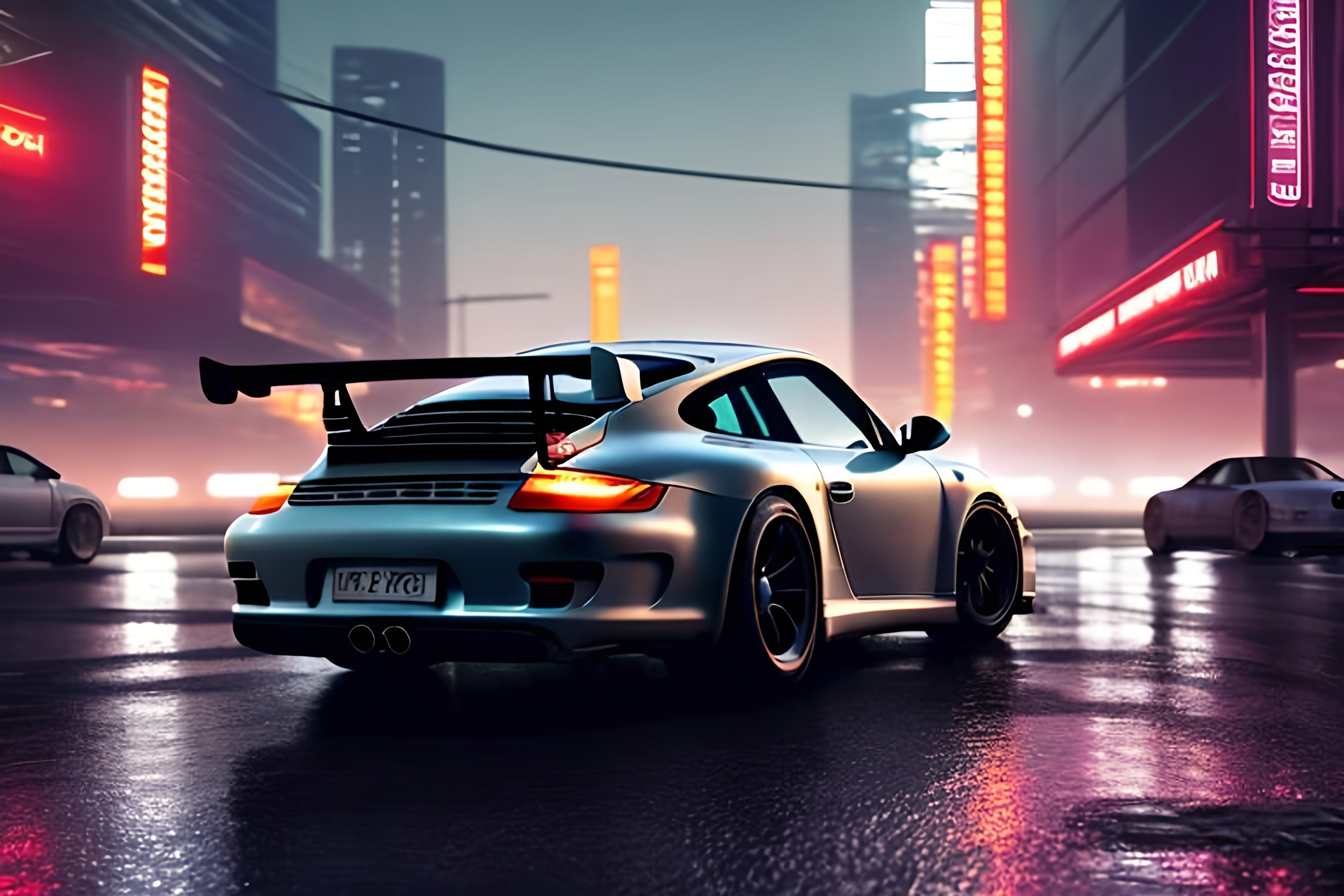 Nowame  Affiche Automobile Porsche 911 GT3 RS