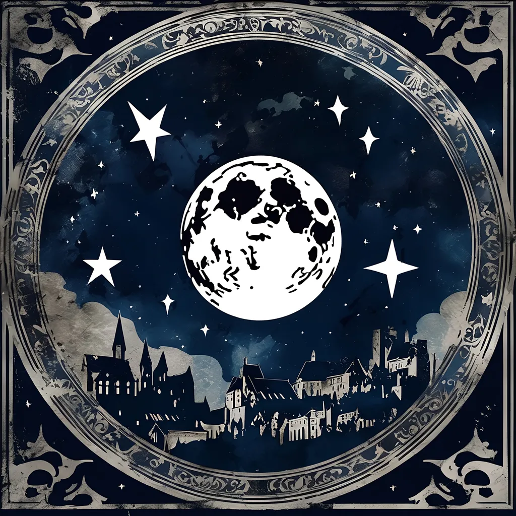 Prompt: moonnight blotada, medieval grunge