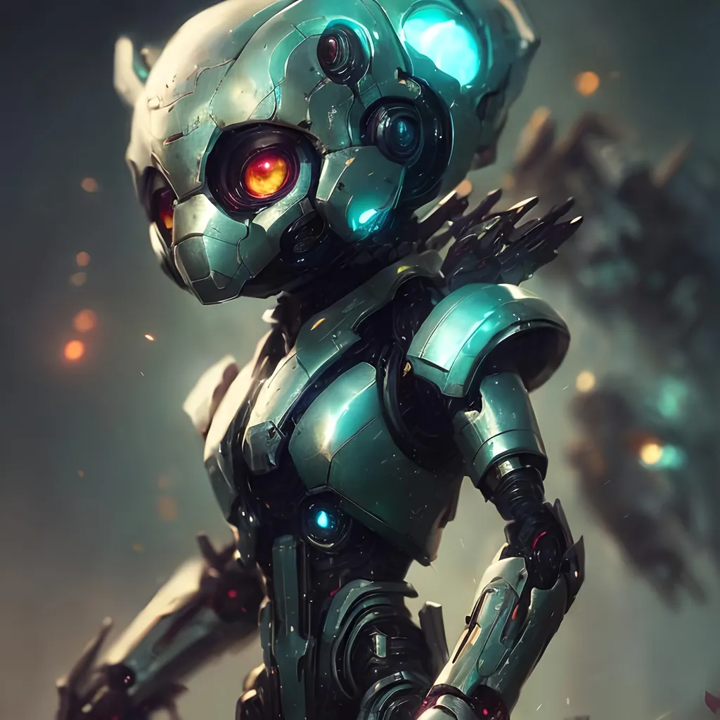 Prompt: Chibii,kawaii,cute Robot,super pretty, trending on artstation, sharp focus, perfect lighting, insanely pretty, studio photo, intricate details, highly detailed, by greg rutkowski