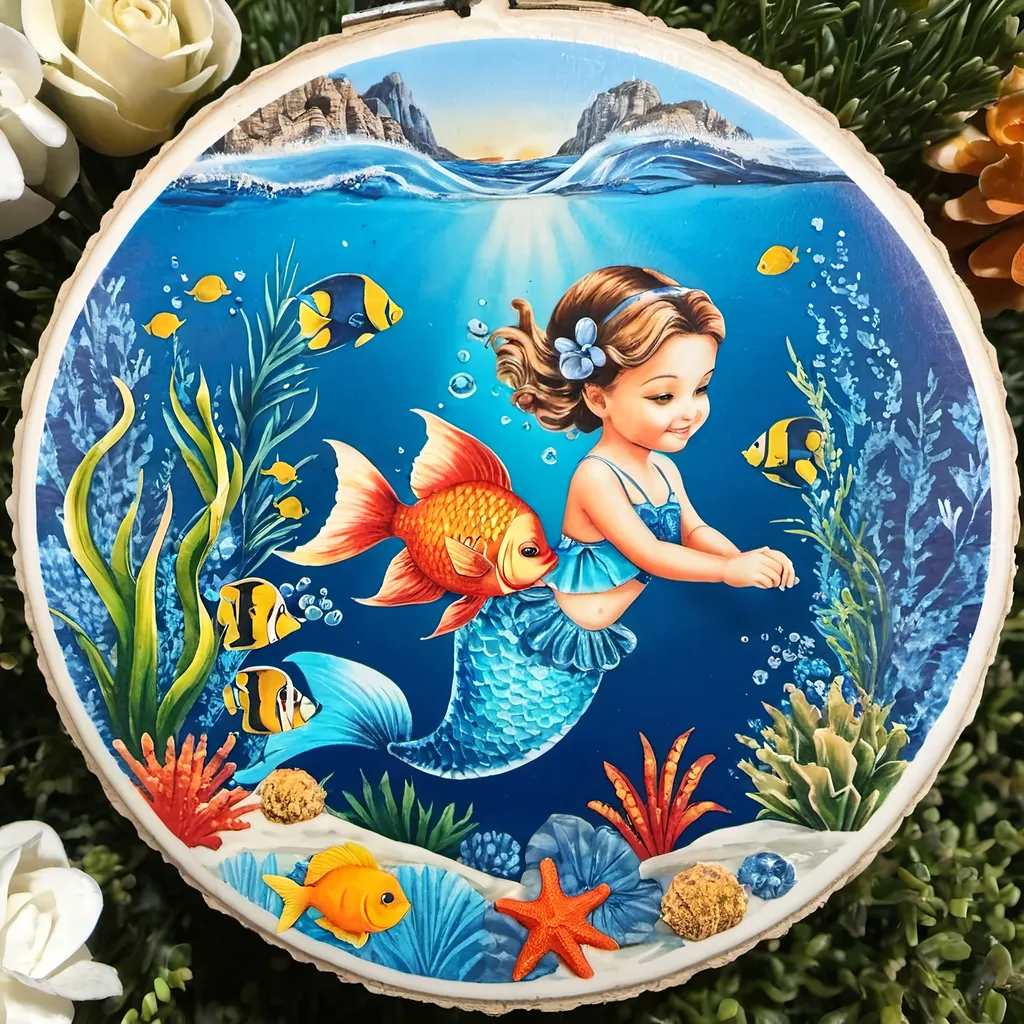 Prompt: Sisyphean decoupage 🧜🏼‍♀️🌬️🐠