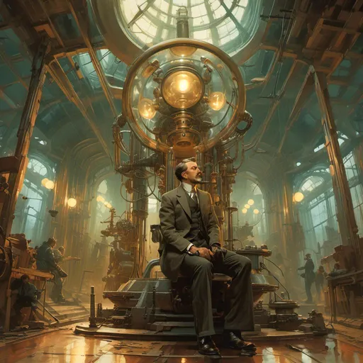 Prompt: A <mymodel> concept art

, a stunning Alphonse  Mucha masterpiece in retro-futuristic dieselpunk artstyle by Anders Zorn and Joseph Christian Leyendecker 

, neat and clear tangents full of negative space 

, ominous dramatic lighting with macabre somber shadows and highlights enhancing depth of perspective and 3D volumetric drawing

, colorful vibrant painting in HDR with shiny shimmering reflections and intricate detailed ambient occlusion