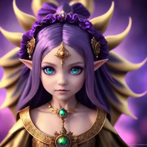 Prompt: {center shot} 3D, HD, Scary, Dreamy, Nightmarish, Cute!!!!(female{elf}Toddler!!!) {facing camera} dressed in {silk Sorceress outfit}, Expansive psychedelic background, ultra-detailed, backlit, shadows, ultra-sharp focus, close up, symmetrical, detail, ominous, golden ratio, intricate, cinematic character render, 64K --s98500