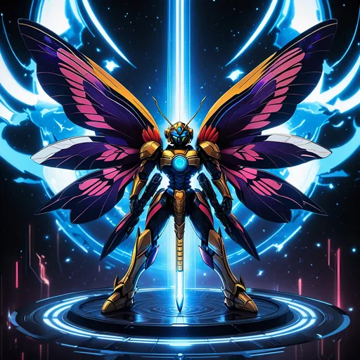 Prompt: mirror ka in the void:: blue eyed samurai geisha shogun:: techno ghost shells 

Within this 8K anime-style masterpiece, imagine not only the extraordinary humanoid carpenter bee but also a captivating Digimon companion standing by your side. The bee, with its glowing brown skin and animated afro hairstyle, exudes vitality. In your grasp, the luminous lightsaber adds an element of forceful determination, all meticulously detailed in the anime aesthetic.

Your focused expression as you tap into the force is complemented by the presence of your Digimon companion. This digital creature, intricately designed in the high-definition resolution, stands by your side, ready for the cosmic adventure. Against the futuristic dreamscape backdrop, swirling galaxies and vivid lighting create an enchanting atmosphere.

Together, you and your Digimon companion become central figures in this 8K anime masterpiece, blending dynamic character design, force manipulation, and the digital mystique of the Digimon universe, all rendered in stunning detail.