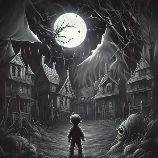 Prompt: Once upon a time, in a town not too far,
Lived a little boy named John, his fear was the dark.
When the sun went down and the moon took its place,
John's heart would race, fear etched on his face.

In his room, filled with shadows and gloom,
John's imagination would start to bloom.
Monsters under the bed and ghosts in the hall,
His fear of the dark made him feel so small.

But John was determined to conquer his fright,
To shine a light on the darkness of night.
He asked his mom for help, she smiled and said,
"Let's face your fear together, my dear lad."

They gathered their courage and created a plan,
To overcome John's fear and be a brave young man.
They dimmed the lights low, but not all the way,
And slowly, step by step, they started to play.

With a flashlight in hand, John explored his room,
Discovering treasures and chasing away the gloom.
His mom cheered him on, supporting his every move,
As he overcame his fear, his confidence did improve.

They found constellations on the ceiling so high,
And shadows that danced as cars passed by.
John realized that darkness wasn't so bad,
It was just a canvas for adventures to be had.

With newfound bravery, he slept soundly each night,
Knowing that darkness held no more fright.
His fear of the dark became a memory past,
And John's courage and strength forever would last.

So remember, my friends, when you're scared and afraid,
You have the power within, don't let it fade.
Just like John, you can conquer any fear,
With love and support, your path will become clear.