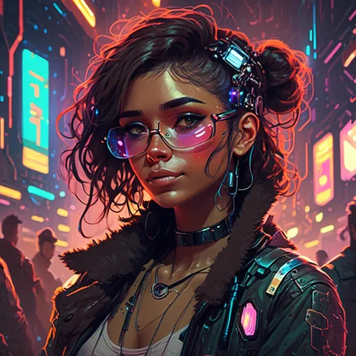 Prompt: A <mymodel> portrait artwork
, A nerdy and muscly mechanic 
, atompunk  pin-up 
, looking like Zendaya and Janelle Monae
, 


, a gloomy jukyard scrapyard 
, full of multicolored neon circuitry glowing in the   darkness

, a stunning Alphonse Mucha's masterpiece in  sci-fi retro-futuristic art deco artstyle by Anders Zorn and Joseph Christian Leyendecker

, neat and clear tangents full of negative space 

, ominous dramatic lighting with detailed shadows and highlights enhancing depth of perspective and 3D volumetric drawing

, a  vibrant and colorful high quality digital  painting in HDR