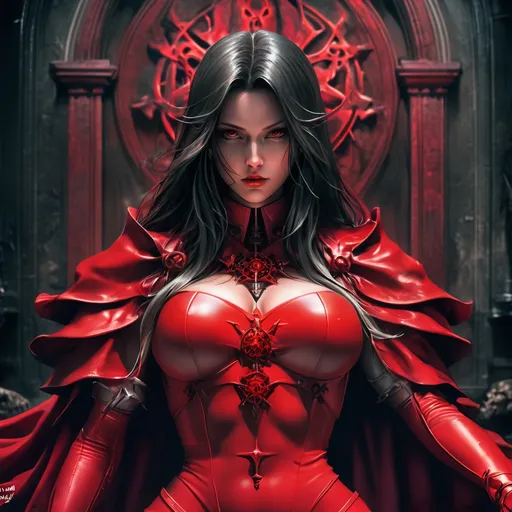 Prompt: The Erudite Orders of the underworld, The Learned Orders of the Underworld, Red of hate and passion, mass control, hdr, dtm, full hd, 8k, ultra detailed, by artgerm, by Yoshitaka Amano, by stefan gesell, realism, superb, professional color grading, soft shadows, no contrast, clean sharp focus, film photography 